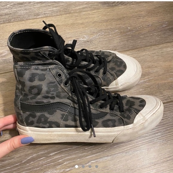 cheetah high top sneakers